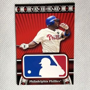 2010 Topps Ryan Howard #HTA-48 MLB Logoman Baseball Card Philadelphia Phillies
